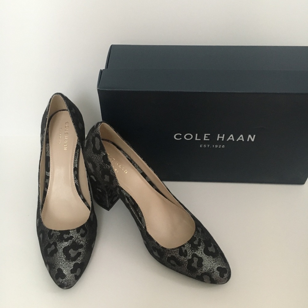 Cole Haan Alanna Leopard Animal Print Heels